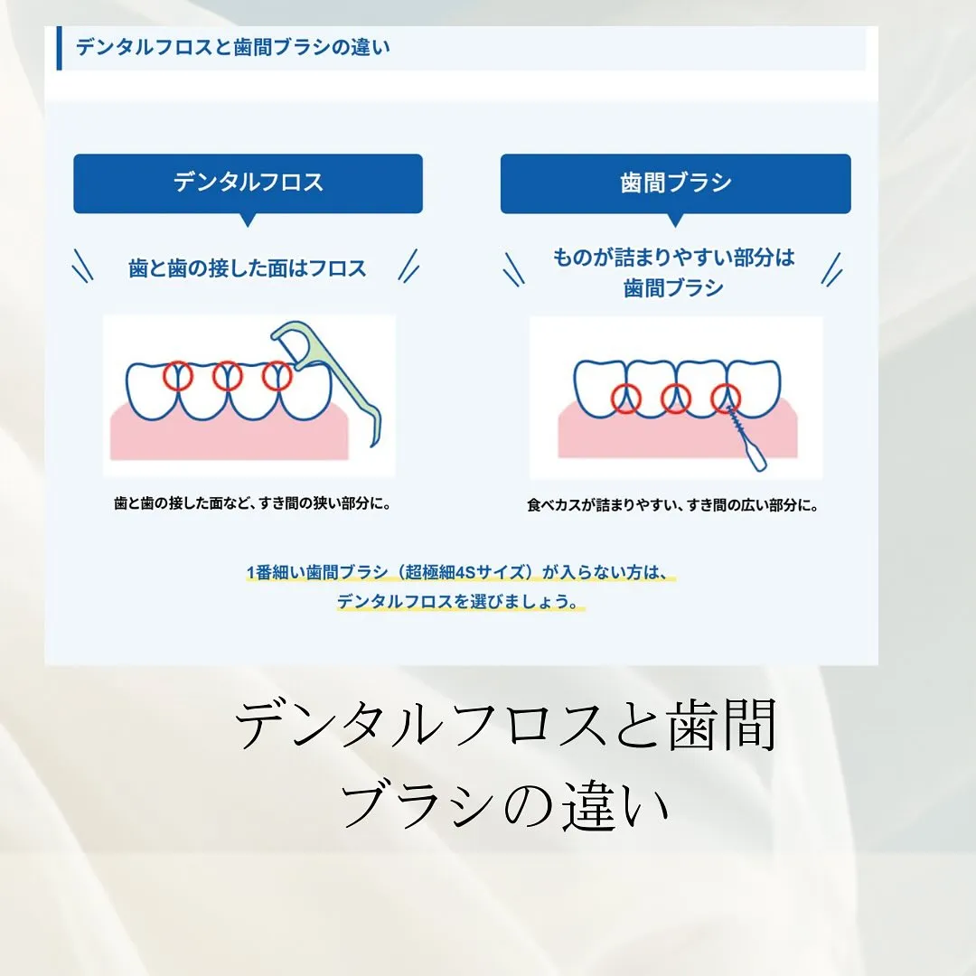 歯ブラシ以外のお掃除について